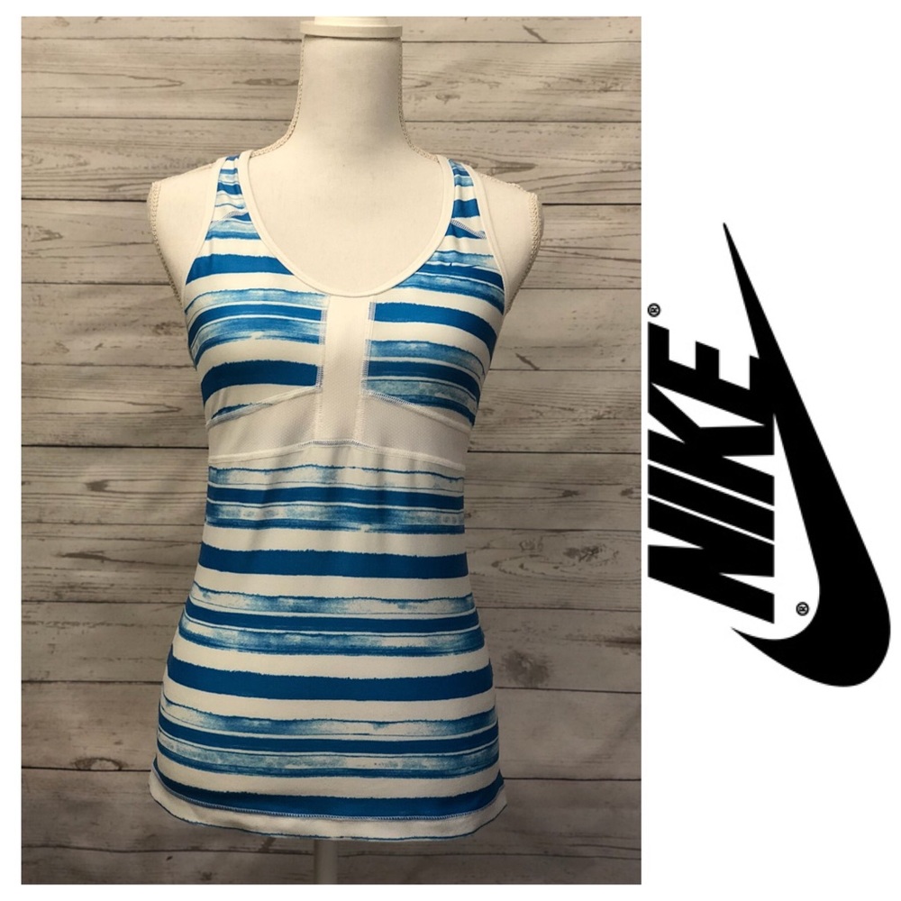 NWOT [ Nike ] Dri-Fit Striped Workout Tank
